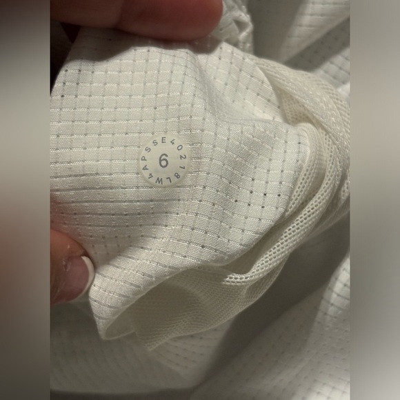Lululemon Bomb Around Jacket Reversible White Eternal Wave White Size 6 - Picture 9 of 9